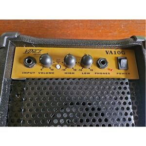 Vinci Signature VA10G Guitar Amplifier 10W Black Gold Overdrive Practice Amp